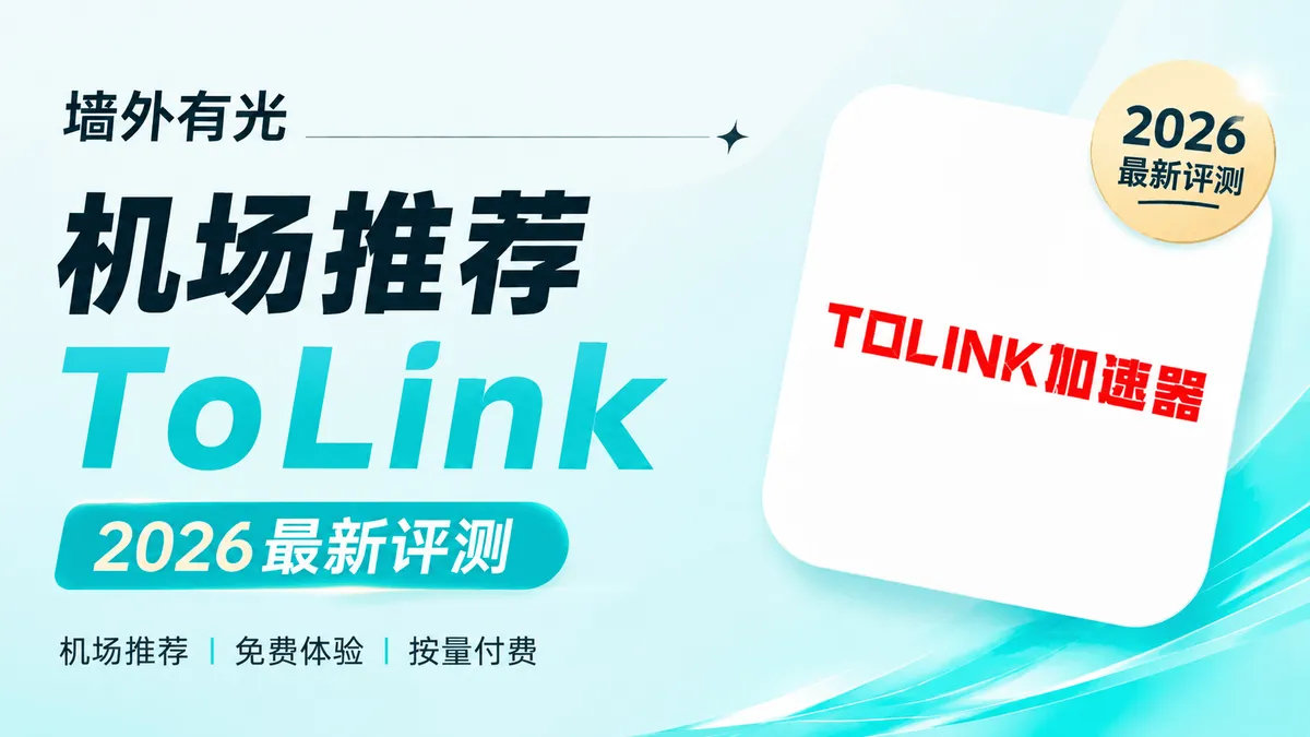 ToLink 途联机场深度评测：全球300+节点与按量双计费实测
